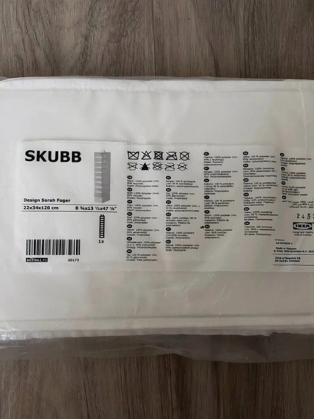 White Storage Bag Set - White